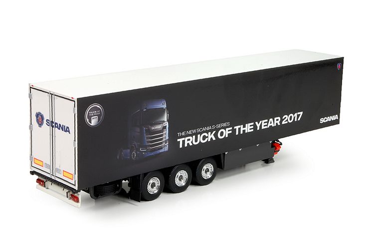 3 achs Geschlossen Auflieger Scania Truck of the year