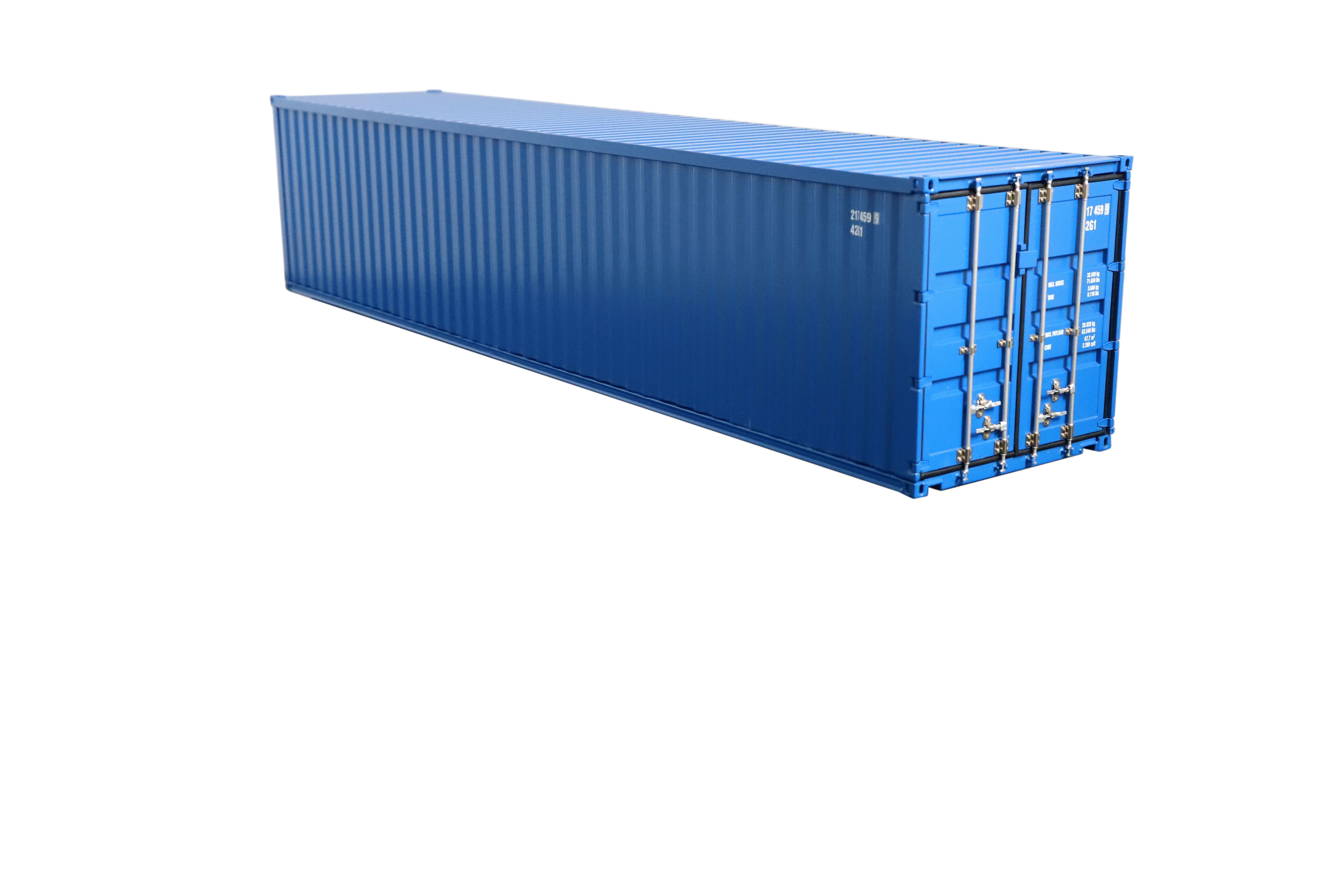 40 Fuß Container Blau