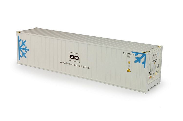 40ft Braun Kühl container