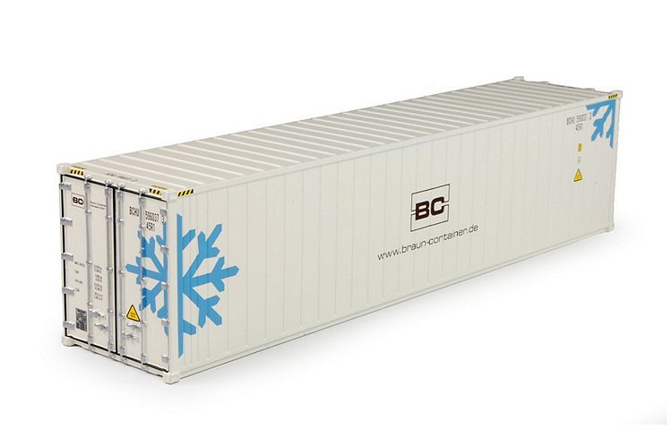 40ft Braun Kühl container