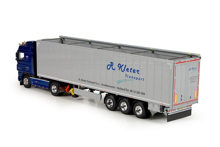 DAF XF105 SC Cargo floor trailer Kleter