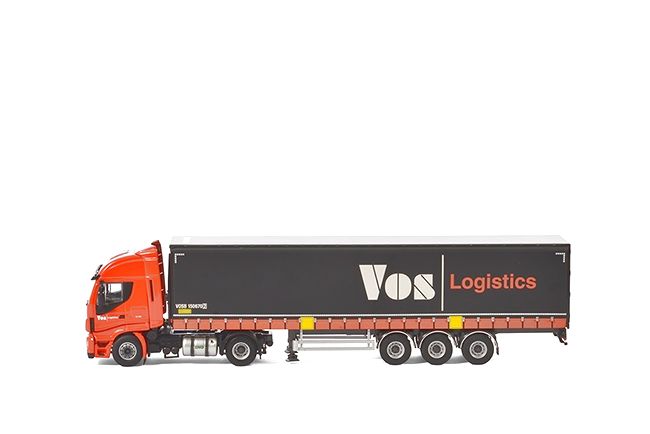 Iveco Stralis Highway Planenauflieger Vos Logistics