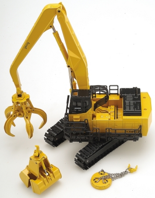 Joal 206 PC 1100 Komatsu Industrial Excavator with Gripper 1:50 New in Boxed 
