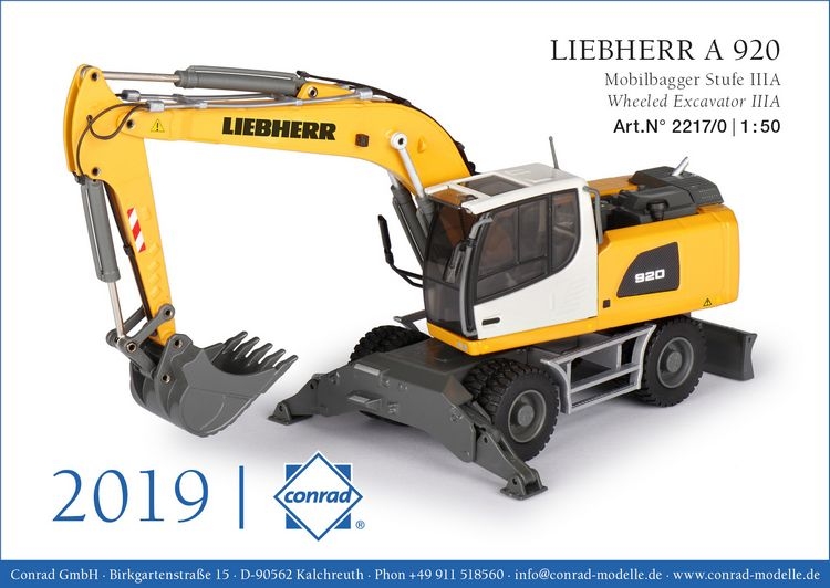Liebherr A 920 Mobilbagger Stufe IIIA