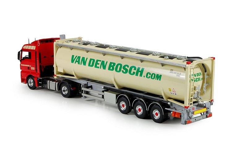 MAN TGX Euro 6 XLX  40ft Tankcontainer Bosch van den