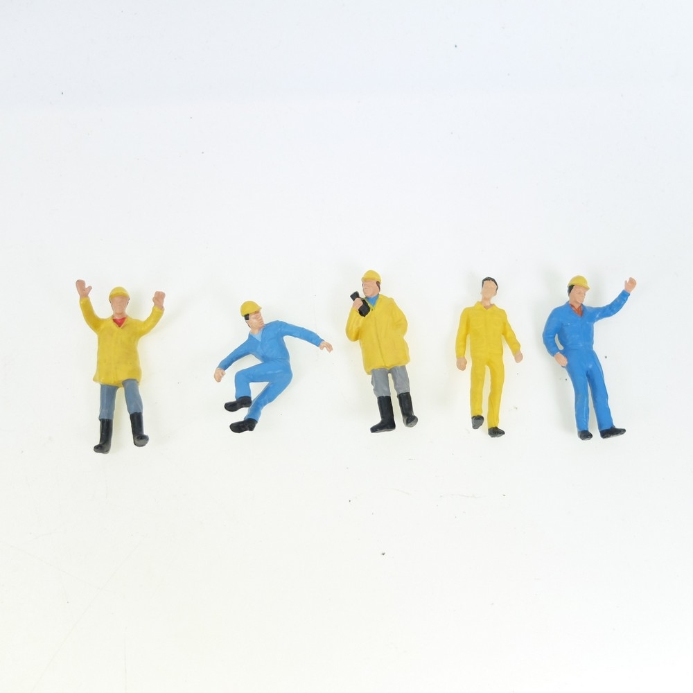 Monteur Miniaturfiguren blue yellow