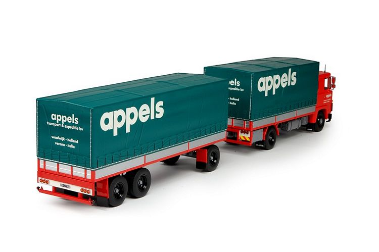 Scania 1-serie Motorwagen anhanger Appels