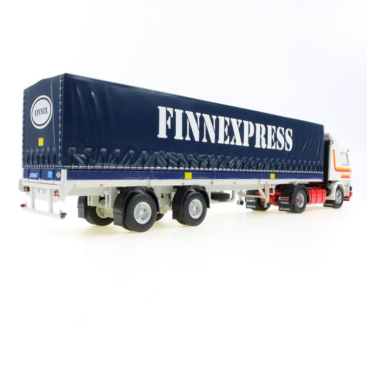 Scania 112 2 achs auflieger Finexpress