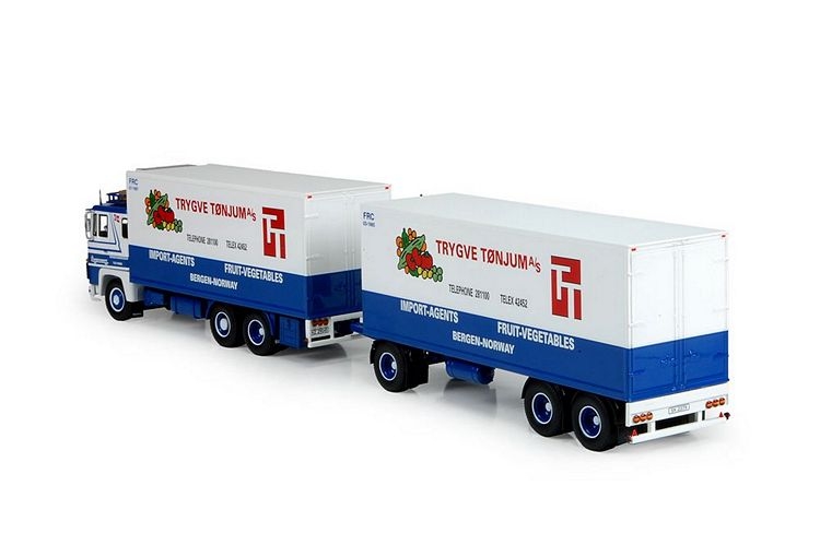 Scania 141 rigid truck trailer Langtransport