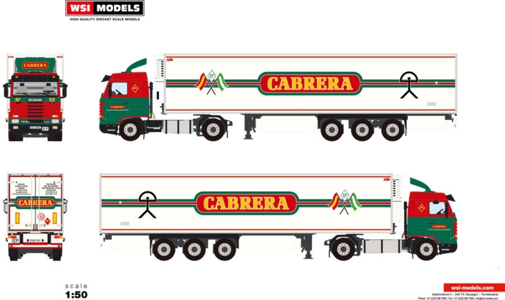 Scania 3 Series Streamline Reefer   Transportes Cabrera