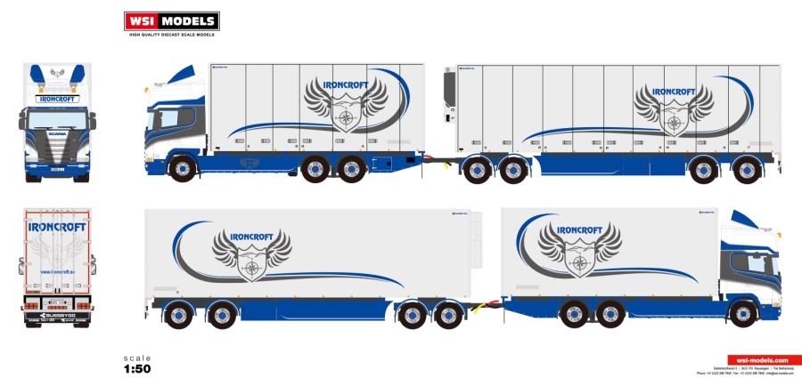 Scania 4 Series Topline Riged Box Truck   Ironcroft