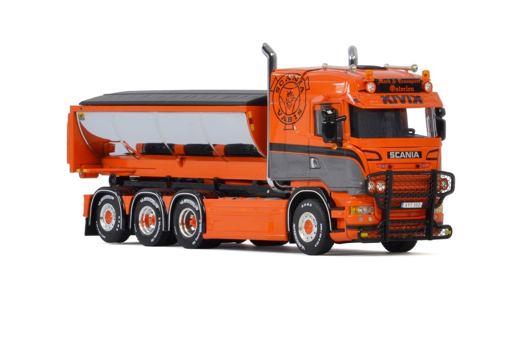 Scania  Hooklift Container Asphalt  Mark & Transport Österlen