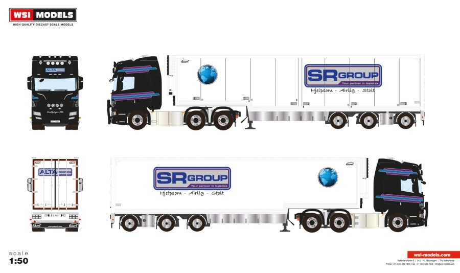 Scania R Highline CR20H Box Trailer  Alta Logistics SR Logistics