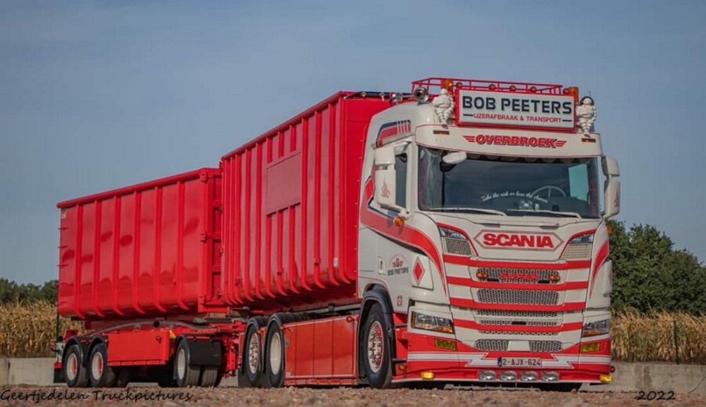 Scania R Normal Drawbar Hooklift System  Bob Peeters