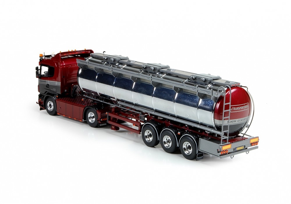 Scania R serie lowline tankauflieger Transportbrug