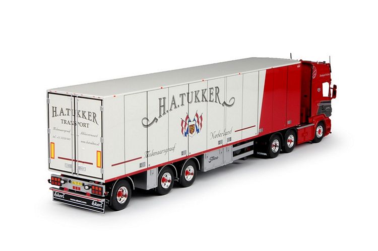 Scania R-serie Topline Kühlauflieger Tukker H.A.