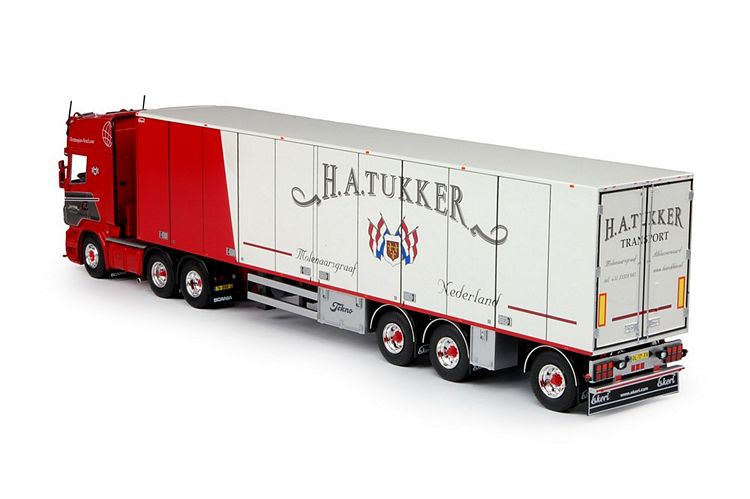 Scania R-serie Topline Kühlauflieger Tukker H.A.