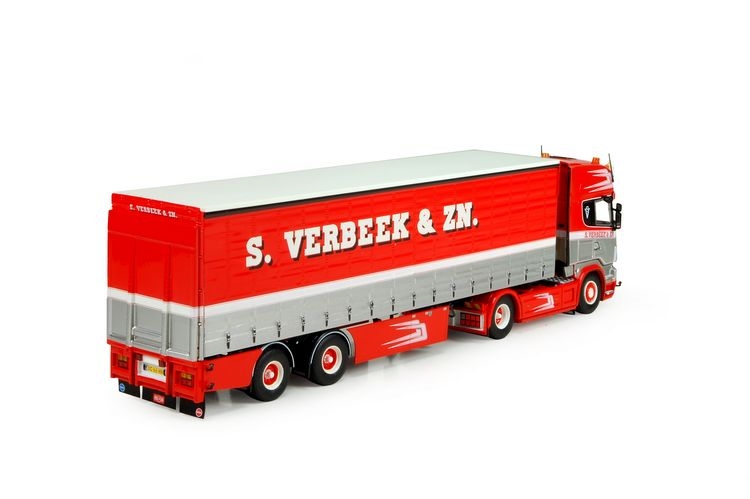 Scania R serie Topline Schiebeplanen Auflieger Verbeek S