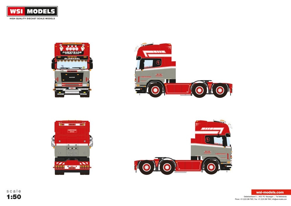Scania R4 Topline 6X2 Tag axle  Fabertrans B.V.