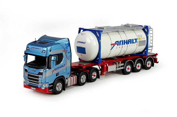 Scania S serie Highline Swap tankcontainer Anhalt
