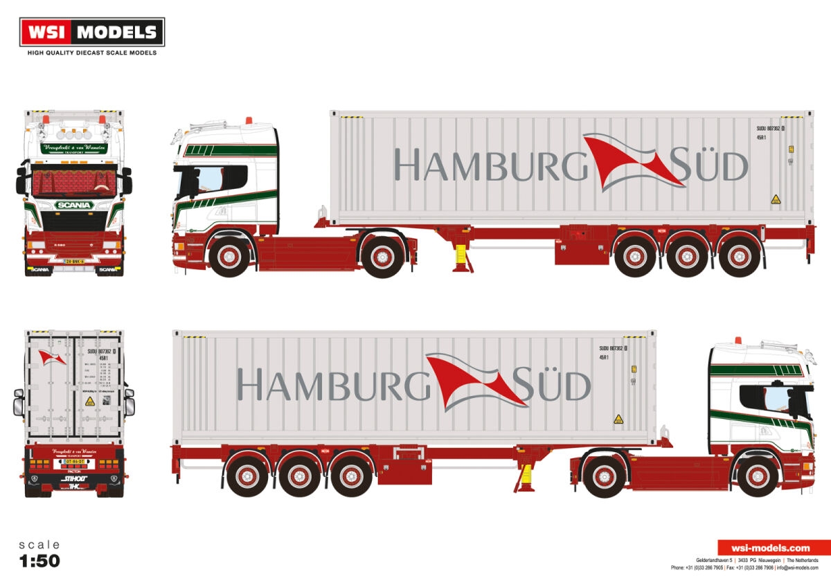 Scania Streamline  Flex Container   Vreugdenhil & van Wamelen