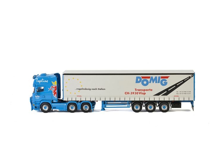 Scania Streamline Topline Planenauflieger  Domig