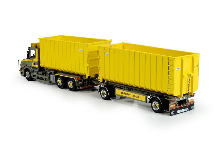 Scania T serie Hakenarm Container Dornbierer
