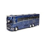 Scania R Serie Topsleeper Pferdetransporter blau